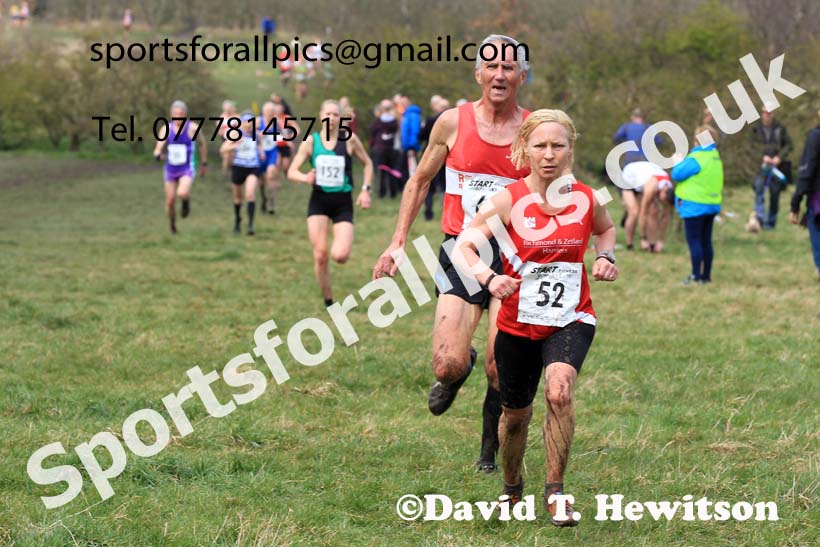 Womens and Mens 65+ in the 2023 BMAF Cross Country Champs., Wallsend. Photo: David T. Hewitson/Sports for All Pics